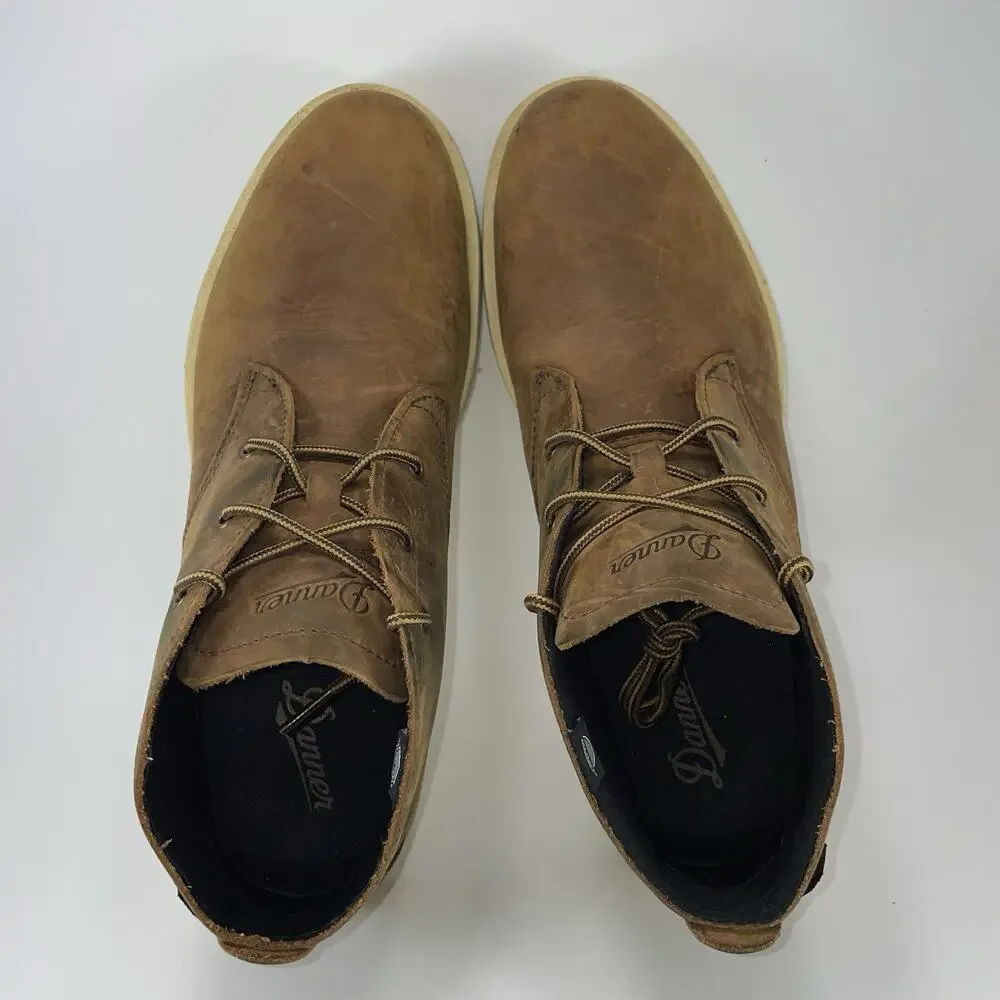 Danner Pine Grove Chukka Leather Brown Wedge Sole Boots Mens Size 12 USA Ankle